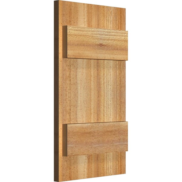 Joined Board-n-Batten Shutters, Rough Sawn Western Red Cedar, 10 3/4W X 19H